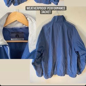 Blue Weather proof performance jacket